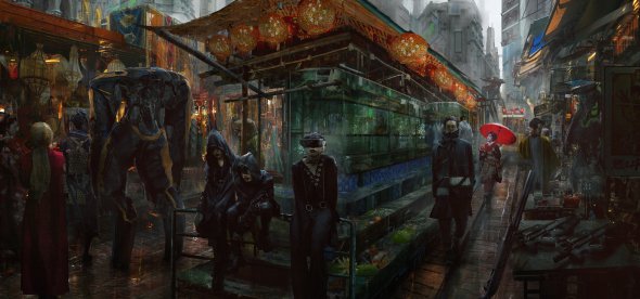 Eddie Mendoza artstation deviantart arte ilustrações ficção científica cyberpunk steampunk robôs