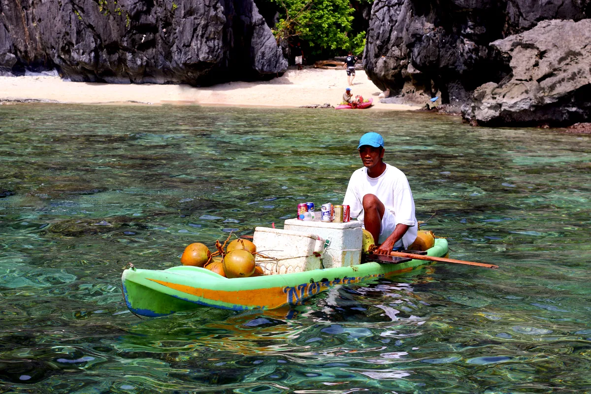 photos of local stores in Palawan