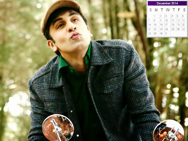 Ranbir Kapoor Calendar 2014