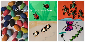 pistachio shell craft- mini animals- colorsofourrainbow.blogspot.ae