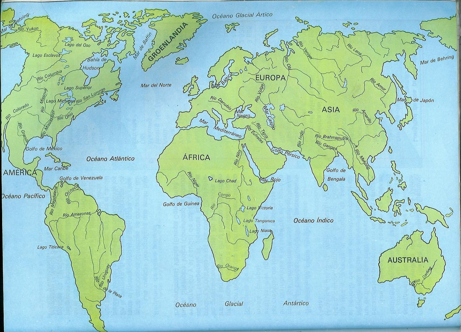 GEOGRAFIA GENERAL MAPAS PARA GEOGRAFÍA GENERAL 1º AÑO