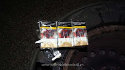 20.000 de țigarete depistate în două mijloace de transport, în P.T.F. Calafat