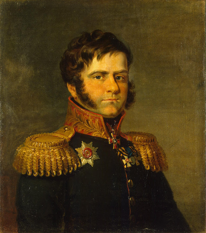 Portrait of Dmitry P. Neverovsky by George Dawe - Portrait, History Paintings from Hermitage Museum