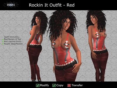 BSN Rockin It Outfit - Red