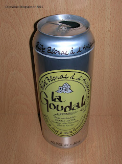 la cannette aluminium de la bière La Goudale