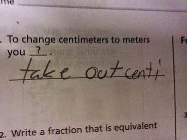 Here Are 25 Kids That Gave Absolutely Brilliant Answers On Their Tests. These Are Hysterically Genius. - It’s not like this was completely wrong