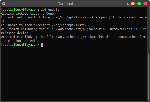 How to Fix Permission Denied When Updating on Ubuntu Terminal?