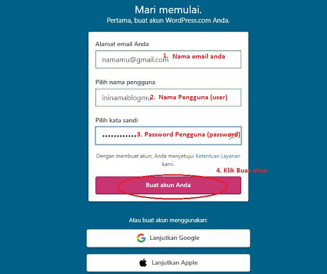 Membuat Blog menggunakan Wordpress