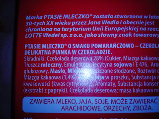 E.Wedel Ptasie Mleczko o smaku pomarańczowo-czekoladowym