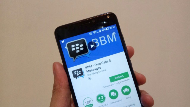 Aplikasi BBM Awal 2016 Masih Peringkat Utama Di Indonesia