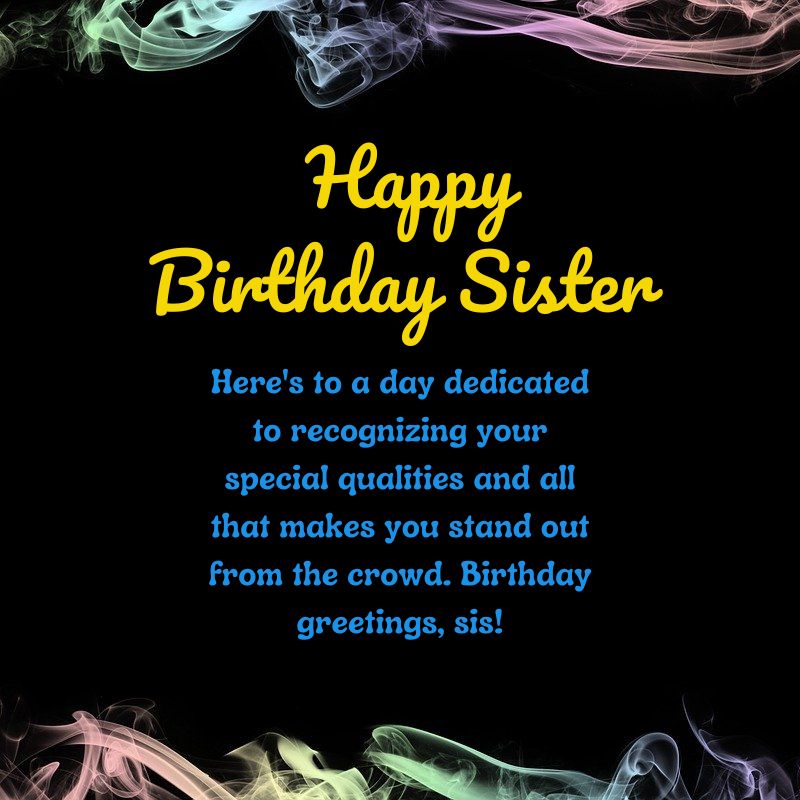 Happy Birthday Sister Images with Heartfelt Quotes and Wishes