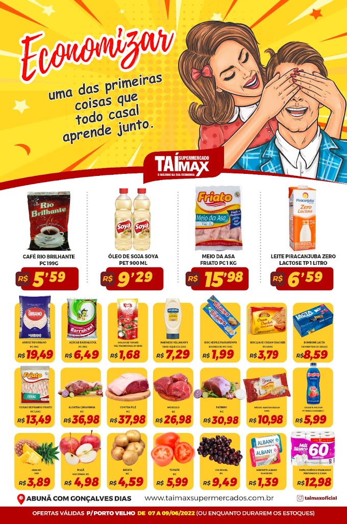  SEMANA DOS NAMORADOS NO TAI MAX  - CONFIRA OFERTAS ESPECIAIS