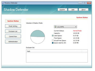 Shadow Defender 1.4.0.588 + Serial Keys Free Download