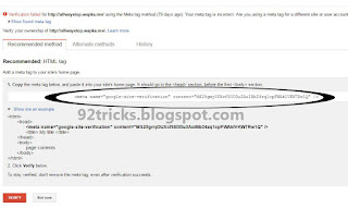 How To Verify Your website In Google Webmaster Tools