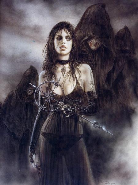 Royo has produced paintings for both his own books 
