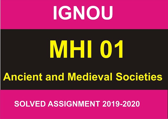 MHI 01 Solved Assignment