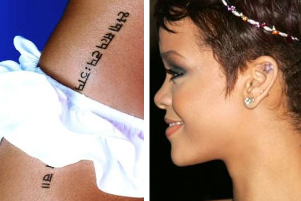 Rihanna Tattoos