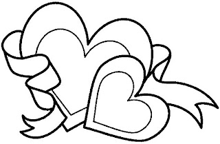 Free hearts coloring pages