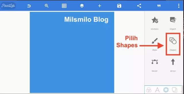 Cara membuat logo favicon keren untuk blog dan website di Pixellab pada HP android
