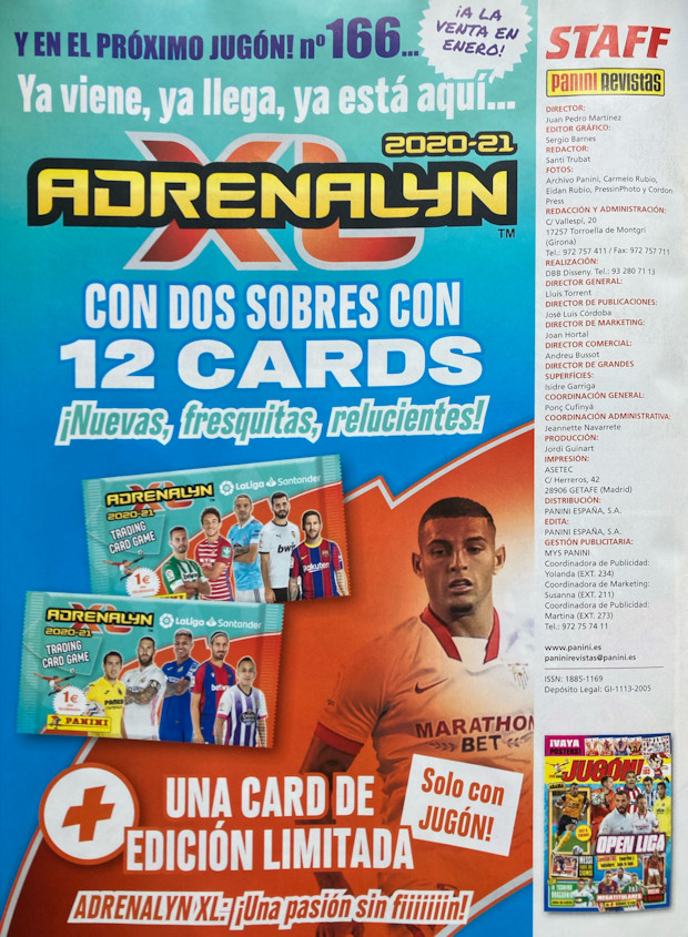 Football Cartophilic Info Exchange Panini Spain Adrenalyn Xl Laliga Santander 2020 21 01 First News