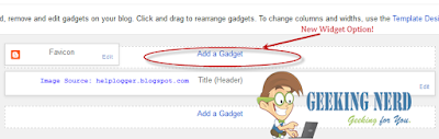 Add a New Element in Blogger Header