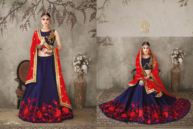 Wedding Special Heavy Designer Lehenga Choli Collection Morni by Sasya Designer 