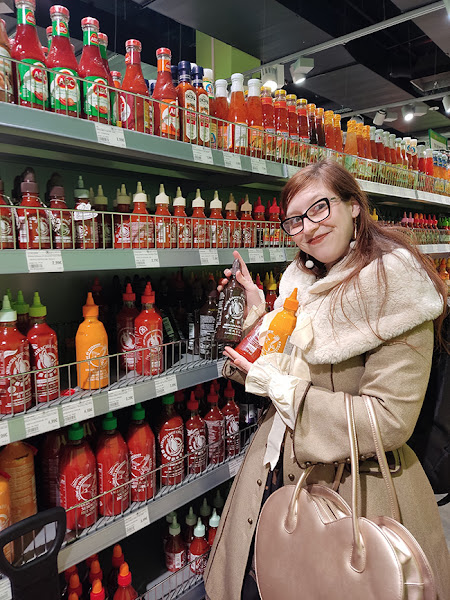 Lolita in a supermarket