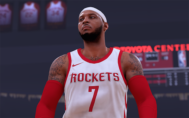 NBA 2K19 Carmelo Anthony Cyberface