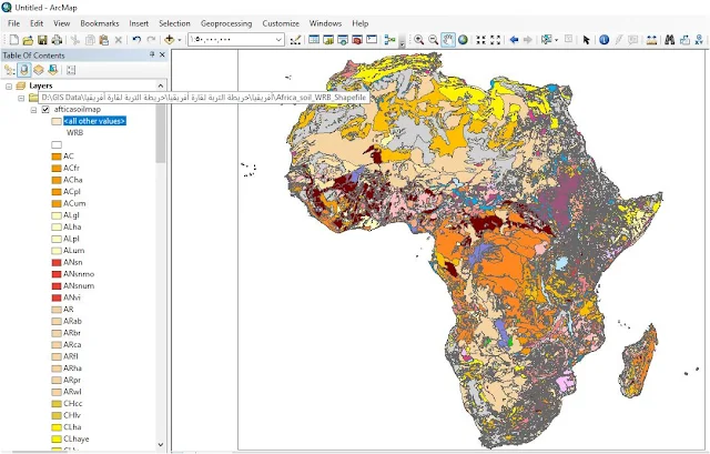 التربة في قارة أفريقيا