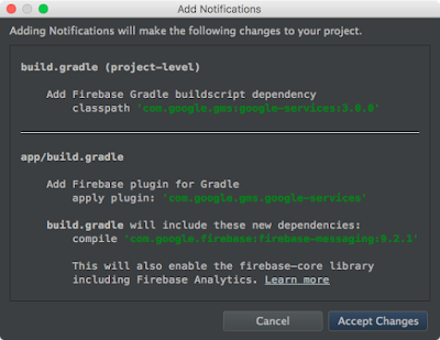 build.gradle Accept Changes