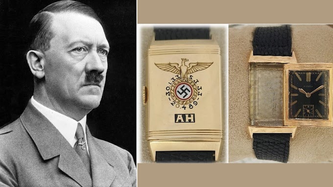 Jewish leaders Outraged  After Adolf Hitler's Hand Watch Sells for Nearly £1,000,000 at a US Auction (Photos) 