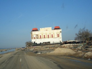 President Casino Barge After Katrina