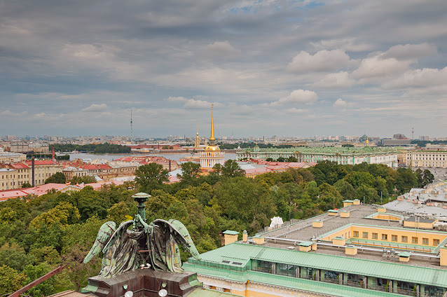 Panorama from the colonade of St. Isaac's Cathedral (photo_6)