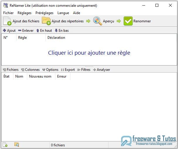 ReNamer : un puissant logiciel de renommage de fichiers