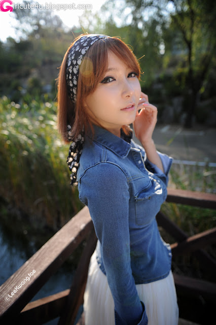 3 Jang Jung Eun - Outdoor-very cute asian girl-girlcute4u.blogspot.com