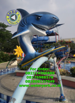 Jual Patung Lumba Lumba Fiberglass untuk Waterpark  Jasa Patung Fiber 