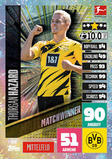 Topps Match Attax Bundesliga 2020-2021 Borussia Dortmund Set