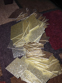DIY Glitter photo back drop New Years Eve | Choosing Happy Blog