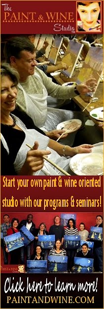 How to start a paint and wine oriented studio