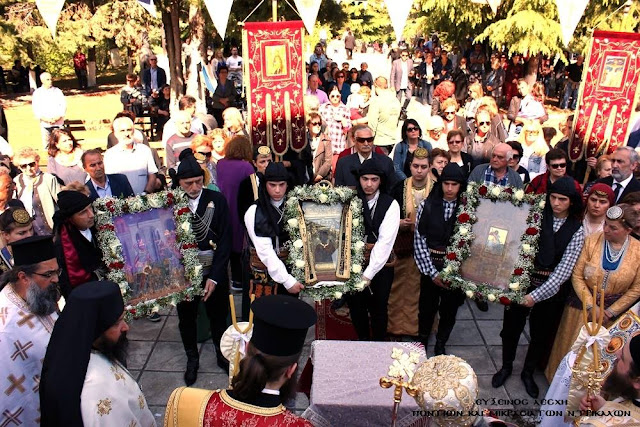 Σε προσκυνηματική εκδρομή στον Άγιο Γεώργιο Περιστερεώτα, η Εύξεινος Λέσχη Τρικάλων