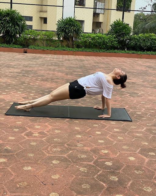 Tamannaah Bhatia Yoga