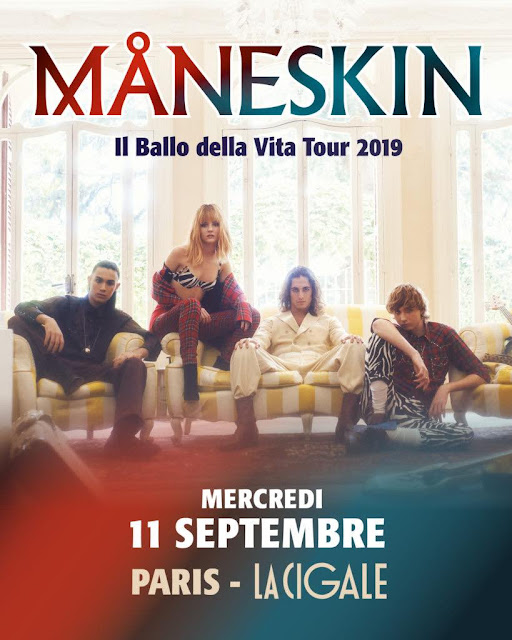 Les italiens de Måneskin seront en concert le 11 septembre à La Cigale à Paris.
