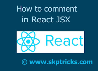 How to comment in React JSX