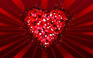 Valentines Day Little Hearts Graphic Design HD Wallpaper