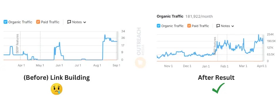 After Link Building Result