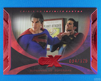 2022 Cryptozoic - CZX Crisis on Infinite Earths - 16 - Superman vs. Superman [Red #/125]