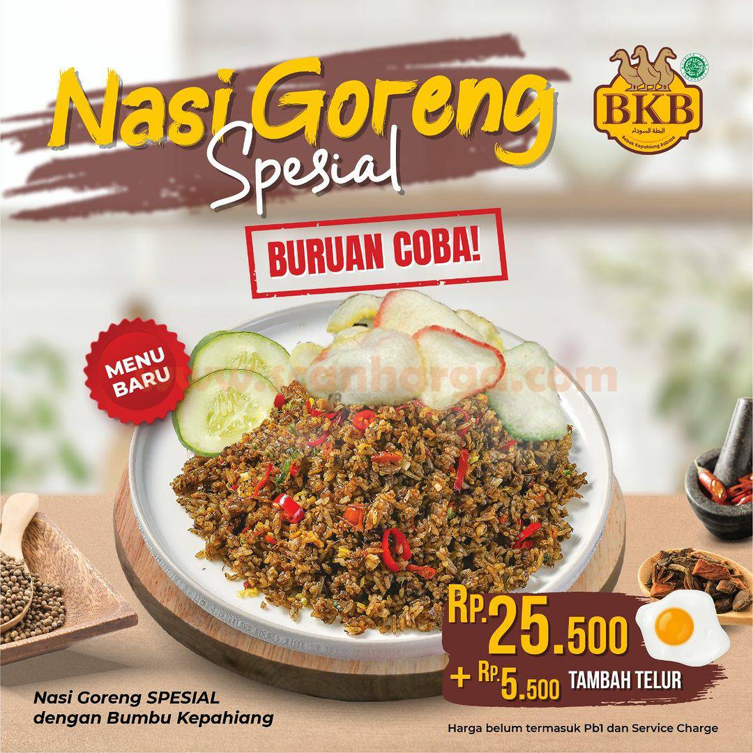 Bebek BKB Menu Baru Nasi Goreng Special cuma Rp 25.000