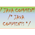 Tutorial konsep dasar pemrograman Java : Java Comments