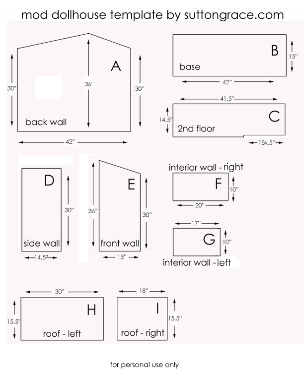 free printable dollhouse furniture patterns perler bead doll furniture 