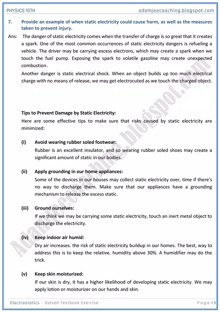 electrostatic-solved-textbook-exercise-physics-10th